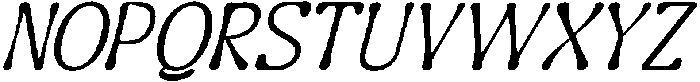 Guffier Slant Extra Light otf (200) Font UPPERCASE
