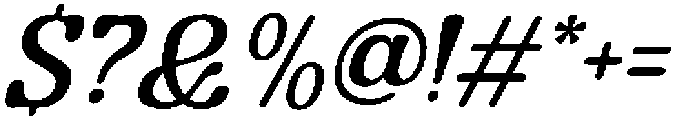 Guffier Slant Medium otf (500) Font OTHER CHARS