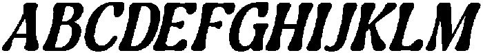 Guffier Slant Semi Bold otf (600) Font UPPERCASE