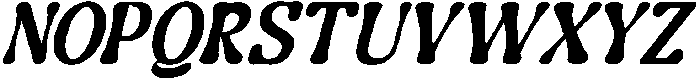Guffier Slant Semi Bold otf (600) Font UPPERCASE