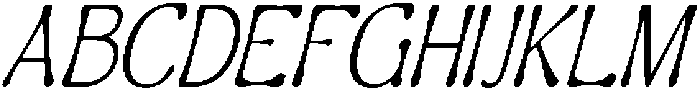 Guffier Slant Thin otf (100) Font UPPERCASE