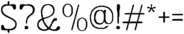 Guffier Thin otf (100) Font OTHER CHARS