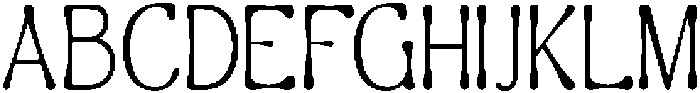 Guffier Thin otf (100) Font UPPERCASE