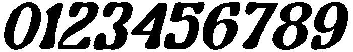 GuffierSlant-Bold otf (700) Font OTHER CHARS