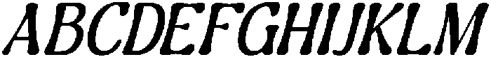 GuffierSlant-Regular otf (400) Font UPPERCASE