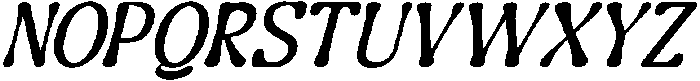 GuffierSlant-Regular otf (400) Font UPPERCASE