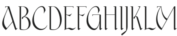 Guffonia Regular otf (400) Font UPPERCASE