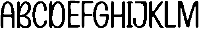 Guga ttf (400) Font UPPERCASE