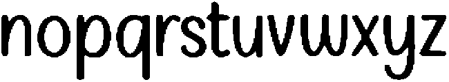 Guga ttf (400) Font LOWERCASE