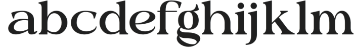 Guidat otf (400) Font LOWERCASE