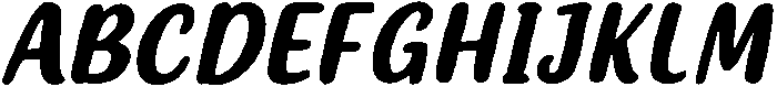 Guily Slant otf (400) Font UPPERCASE