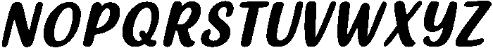 Guily Slant otf (400) Font UPPERCASE