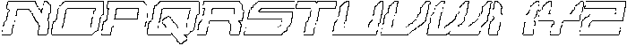 Guinsa Pixel Outline otf (400) Font UPPERCASE