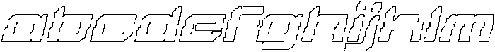 Guinsa Pixel Outline otf (400) FONT
