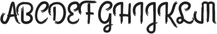 Guise-Brush otf (400) Font UPPERCASE