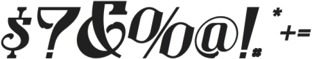 GuitarRocker-Italic otf (400) Font OTHER CHARS