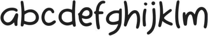 Gulays Regular otf (400) Font LOWERCASE