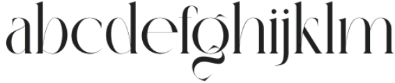 Gulike Regular otf (400) Font LOWERCASE