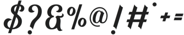 Gullady-Regular otf (400) Font OTHER CHARS