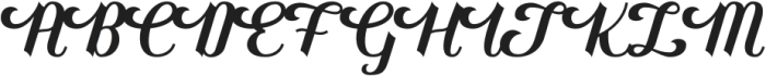 Gullady-Regular otf (400) Font UPPERCASE