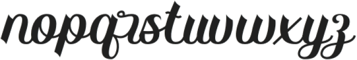 Gullady-Regular otf (400) Font LOWERCASE