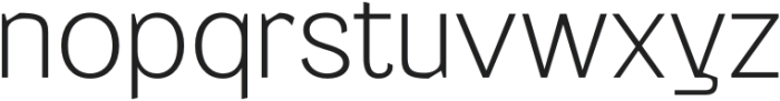 Gullying ExtraLight otf (200) Font LOWERCASE