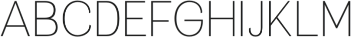 Gullying Thin otf (100) Font UPPERCASE