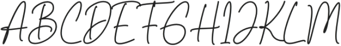 Guly Regular otf (400) Font UPPERCASE