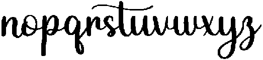 Gulyana otf (400) Font LOWERCASE