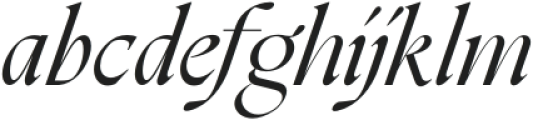 Gumarang Italic otf (400) Font LOWERCASE