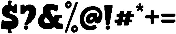 Gumball Regular otf (400) Font OTHER CHARS
