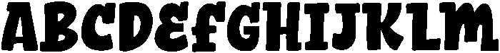 Gumball Regular otf (400) Font UPPERCASE
