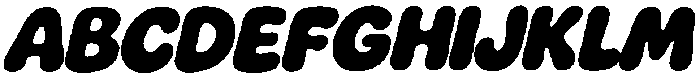 Gumdrop Italic otf (400) Font UPPERCASE