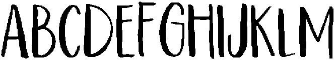 Gumdrop Regular otf (400) Font UPPERCASE