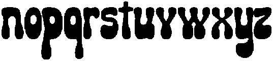 Gumdrop-Regular otf (400) Font LOWERCASE