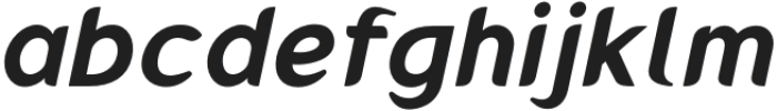 Gumela Bold Italic otf (700) Font LOWERCASE