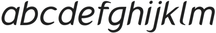 Gumela Italic otf (400) Font LOWERCASE