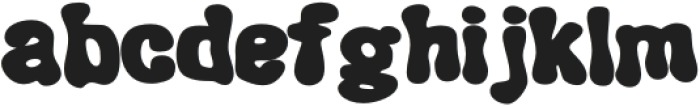 GummiType AOE Bold otf (700) Font LOWERCASE