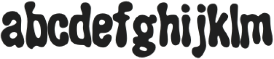 GummiType AOE Regular otf (400) Font LOWERCASE