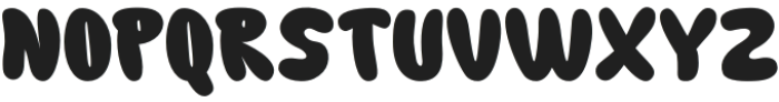 Gummy Child Regular otf (400) Font UPPERCASE