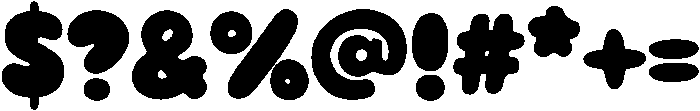 Gummy Loops Regular otf (400) Font OTHER CHARS