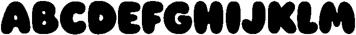 Gummy Loops Regular otf (400) Font UPPERCASE