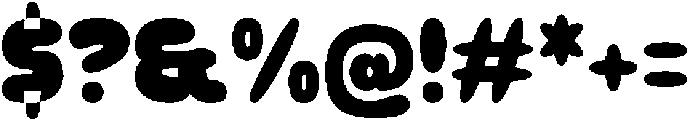 Gummy Yummy Regular ttf (400) Font OTHER CHARS
