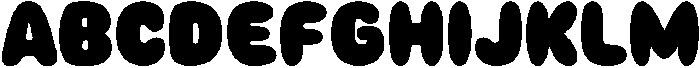 Gummy Yummy Regular ttf (400) Font UPPERCASE