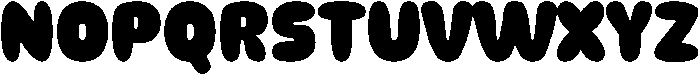 Gummy Yummy Regular ttf (400) Font UPPERCASE