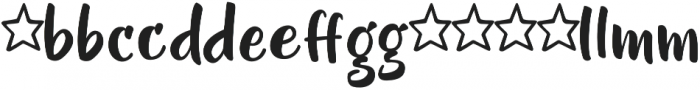 Gumption Doubles otf (400) Font LOWERCASE