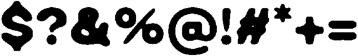 Gumriot Blur Regular otf (400) Font OTHER CHARS