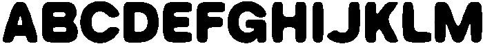 Gumriot Smooth Regular otf (400) Font UPPERCASE