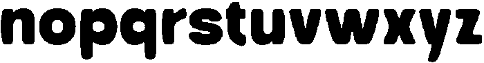 Gumriot Smooth Regular otf (400) Font LOWERCASE