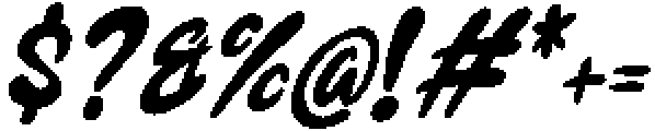 Gumybops Italic otf (400) Font OTHER CHARS